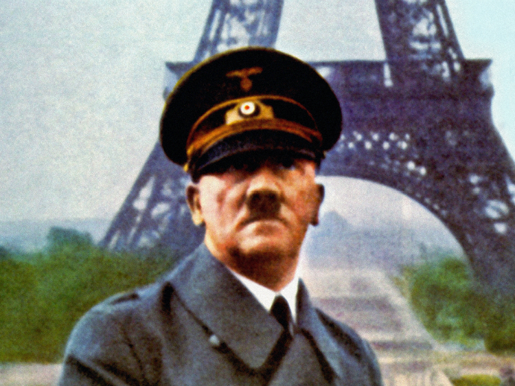 Гитлер в париже фото 1940