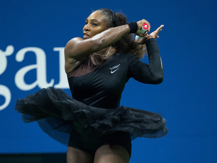 Serena Williams Owns The Court In A Custom Black Tutu Days After The Controversial Banning Of 7146