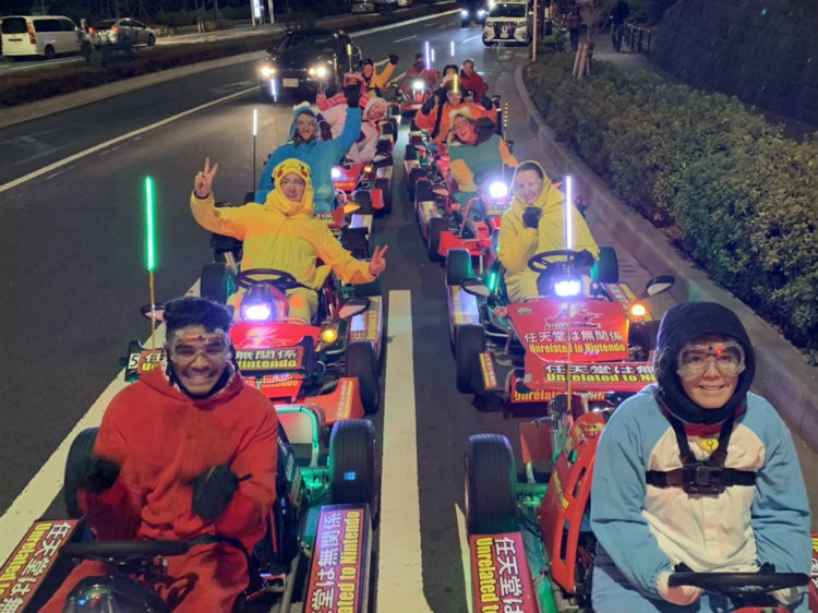 If You Get A Chance To Drive Through Tokyo Half Blind In An Irl Mario Kart Do It It S Epic