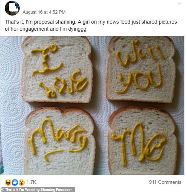 Mustard And White Bread Proposal