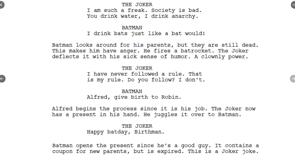 The Bot That Wrote This Batman Script Deserves Bruce Wayne's Millions