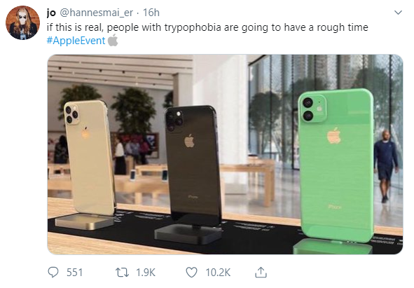 iPhone Apple trypophobia