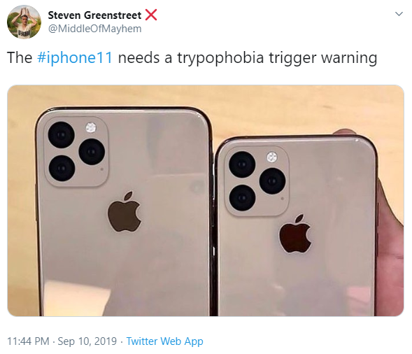 iPhone Apple trypophobia