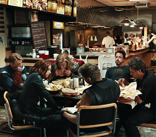 Avengers shawarma post-credit scene