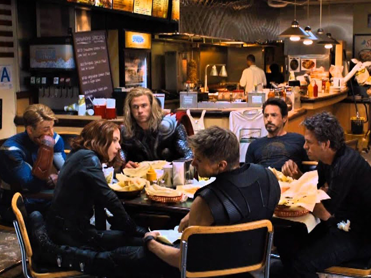 That Avengers Post-Credit Shawarma Scene Was Somehow Inspired By An 'Angel'  Death