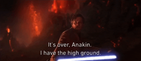 Obi Wan Kenobi high ground