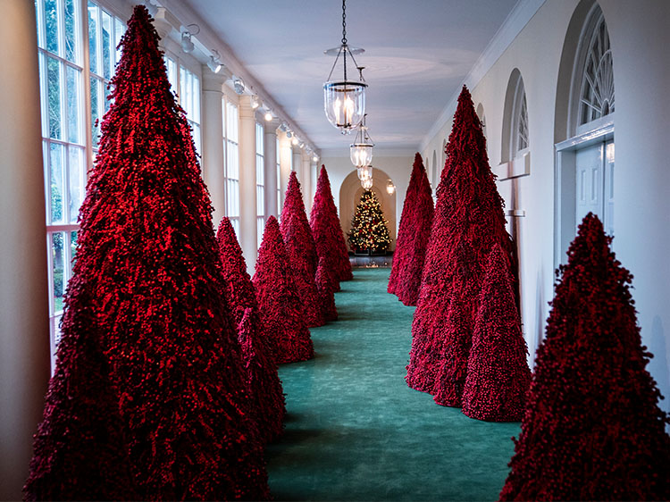 Melania Trump Hasn’t Learned From Last Years Blood Christmas Trees