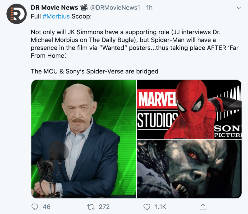 DR Movie News Morbius