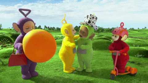 The Teletubbies in Teletubbyland