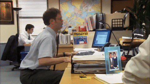 The Office Dwight fitness orb