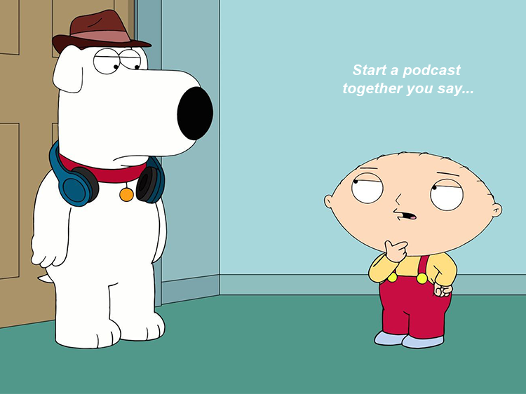 This Podcast Of Family Guy S Brian And Stewie Is A Weird Surreal