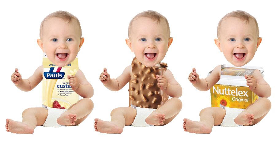 custard, magnum, nutellex grocery store baby names