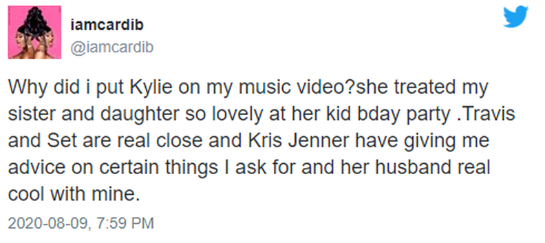 Cardi B Kylie Jenner